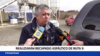 Inician obras de recapado asfáltico en la Ruta 9 Norte en Puerto Natales [upl. by Senhauser]