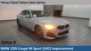 BMW 220i Coupé M Sport G42 Improvement iDrive 8 review  Indonesia [upl. by Ines]