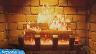 Warm Yourself at the Yule Log in the Cozy Lodge Location  Fortnite [upl. by Margie]