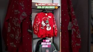 🎅Walmart Christmas75 Off Halloween🎃🎀New Hello Kitty Decor🎀shorts christmas clearance walmart [upl. by Livia]