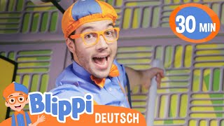 Blippi Deutsch  Hüpfen mit Blippi  Abenteuer und Videos für Kinder [upl. by Housen]