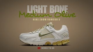 LIGHT BONE AND MEDIUM OLIVE 2023 Nike Vomero 5 OFFICIAL LOOK AND PRICE [upl. by Anerroc90]