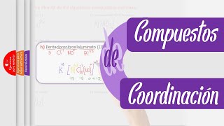 Estructuras y Nombres de Compuestos de Coordinación  COMPLEJOS [upl. by Handel]