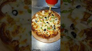 Crown crust pizza food pizza foodie pizzalover streetfood vlog shortsfeed recipe pizzarecip [upl. by Gnahc]