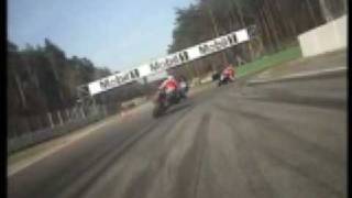 Hockenheim kleiner Kurs MONTAGSTRAINING ANNO 2001 ONBOARD SUZUKI GSXR 750 [upl. by Nimrak427]