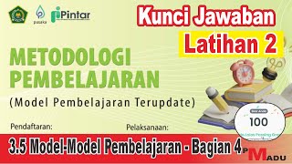 Kunci Jawaban 35 ModelModel Pembelajaran  Bagian 4 [upl. by Ajar]