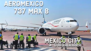 Aeromexico 737 max8 MexicoGuadalajara [upl. by Acirederf232]