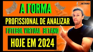 A Forma Profissional de Analisar no Futebol Virtual Betano em 2024 [upl. by Keese]