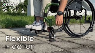 S1 rigid active wheelchair by Comfort [upl. by Odnomyar]