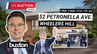 Live Auction  52 Petronella Avenue Wheelers Hill [upl. by Sherfield]