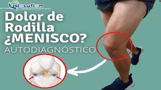 ROTURA de MENISCO  AUTODIAGNÓSTICO RODILLA  ¿Cómo saber si está lesionado  Fisiolution [upl. by Assilev]