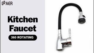 FAER kitchen faucet——360 rotating Single Handle Kitchen Basin Faucet Cold And Hot Water Mixer [upl. by Art]