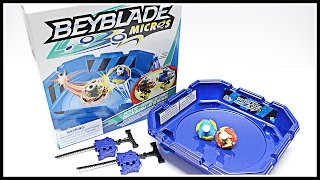 Beyblade MICROS Battle Set UNBOXING amp REVIEW  Test Battles [upl. by Dionysus]