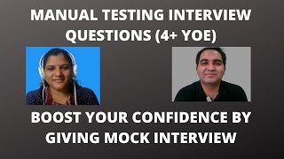 Manual Testing Interview Questions and Answers  Manual Testing Mock Interview [upl. by Oinolopa]