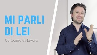 Quando il selezionatore domanda mi parli di lei [upl. by Huba]