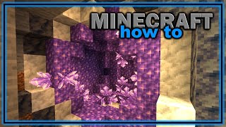 How to Find Amethyst Geodes and Use Amethyst in Minecraft 118  Easy Minecraft Tutorial [upl. by Eiralav38]