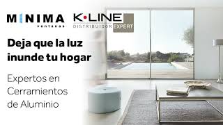 Descubre las soluciones de Minima Ventana en Cerramientos de Aluminio Distribuidor Oficial KLine [upl. by Pironi242]