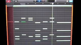 Garageband Mobile Tutorial 9 How to Edit Midi Notes [upl. by Camarata]