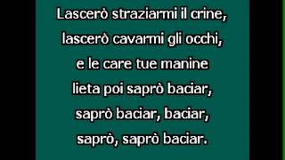 Batti batti o bel Masetto Karaoke Accompaniment [upl. by Marentic]