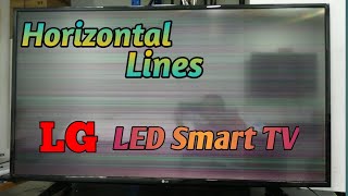 How to Fix Horizontal Lines on the Screen LG LED Smart TV Tagalog [upl. by Aleakim]