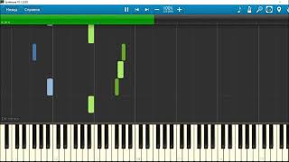 The Caretaker  A4  Childishly fresh eyes easy piano tutorial  sheet music  midi [upl. by Ttayw397]