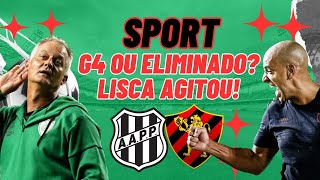 SPORT PODE IR DA VICELIDERANÇA DA SÉRIE B AO SEXTO LUGAR NESTA RODADA OU SEJA DE G4 A ELIMINADO [upl. by Esiuqcaj829]