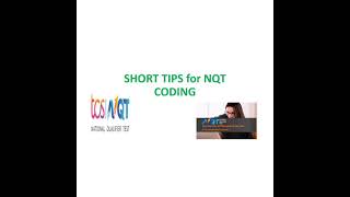 TCS NQT preparation short tips coding  tcs  nqt 2022 batch [upl. by Alejandro841]