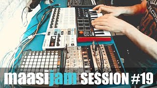 Volca Bass  Keys and Polyplex sequenced by Beatstep Pro  maasijam session 19 [upl. by Selie]