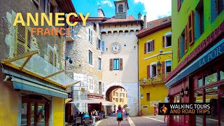 Annecy  Old French Town Walking Tour 4k  Most beautiful city in France  Venice of the Alps [upl. by Pellegrini]