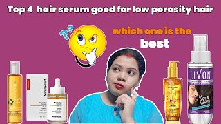 Hair Products for Low Porosity Hair  Top 4 hair serums good for low porosity Frizzy hair hair [upl. by Frasch578]