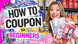 How to Coupon for Beginners 2022 ✂️ Extreme Couponing 101 [upl. by Anauqal]