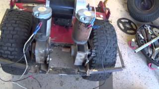 Mr Tmacs rc lawn mower with hacked ps2 rc 1 [upl. by Belle]