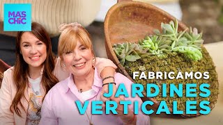 FABRICAMOS JARDINES VERTICALES 🌱 ¿TE ANIMÁS  Mas Chic [upl. by Michele]