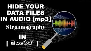 Hide Your Data Files In Audio  mp3   steganography  in telugu [upl. by Vladimir]