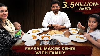 Faysal Makes Sehri With Family [upl. by Enoved150]