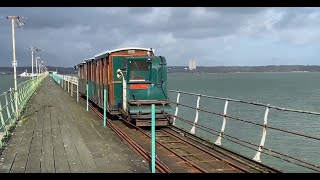 Oldest pier railway in the world  Hythe [upl. by Ridgley531]