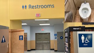 Walmart Men’s Restroom Full Shoot Rear [upl. by Eardnoed]