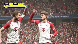 Bayern Munich 🆚 Arsenal  eFootball 2024 Gameplay [upl. by Odab]