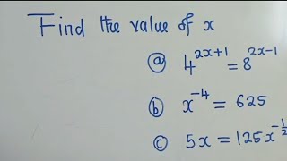 Equations involving Indices [upl. by Gnaw]