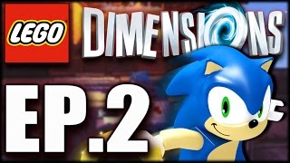 Lets Play LEGO Dimensions Sonic Level Pack  EP2 BLIND [upl. by Atrebla]