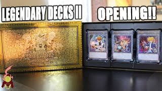 YUGIOH LEGENDARY DECKS 2 OPENING NEW YUGI KAIBA JOEY DECKS ETERNAL SOUL AND REPRINTS [upl. by Robet]