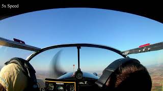 Ercoupe training flight slow flight [upl. by Enyawud]