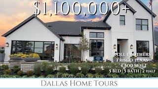 ABSOLUTELY AMAZING FRISCO TEXAS TOLL BROTHERS MODEL HOME TOUR [upl. by Lodovico]