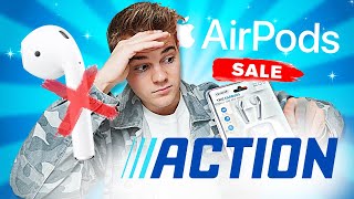 ich teste den AirPod Fake von ACTION [upl. by Oiraved]