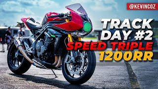 Track Day 2 Speed Triple 1200 RR  Autodrome Montmagny [upl. by Elburt]