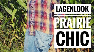 Upcycling men’s shirts into a lagenlook prairie chic shirt dress [upl. by Fielding]