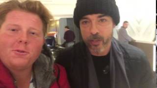 Alessandro Gassman video selfie con Niki Giusino il disturbatore [upl. by Yentnuoc]