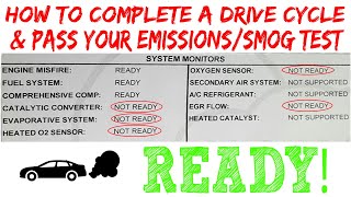 How To Complete A Drive Cycle amp Pass Emissions amp Smog Test Life Hack [upl. by Ame]