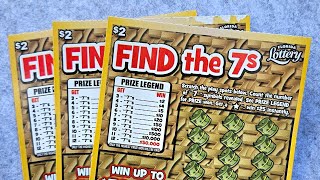 Find The 7s Scratch Tickets x 3 from the Florida Lottery Part 2 [upl. by Apurk]