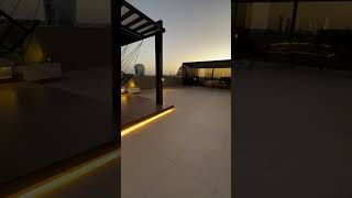 Terrace pergola design with glass Roomportacabinterracegarden [upl. by Benjamin]